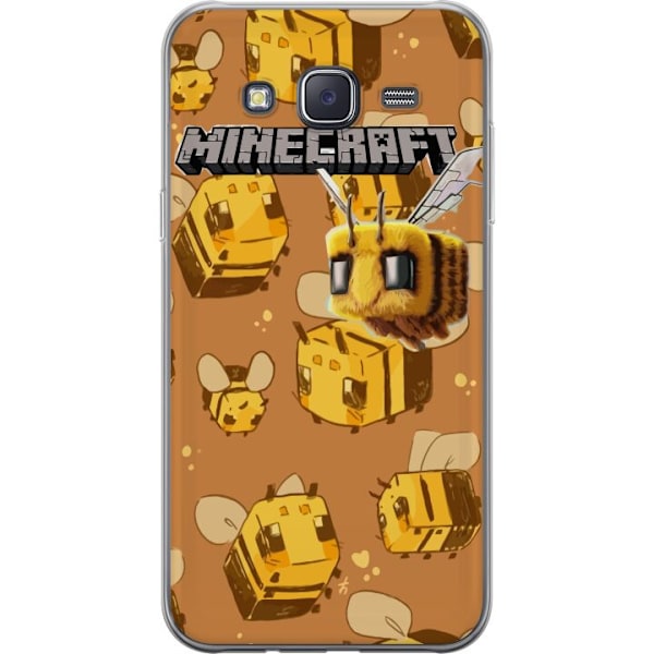 Samsung Galaxy J5 Läpinäkyvä kuori Minecraft Bi