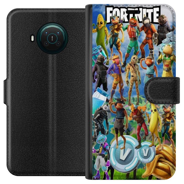 Nokia X10 Tegnebogsetui Fortnite