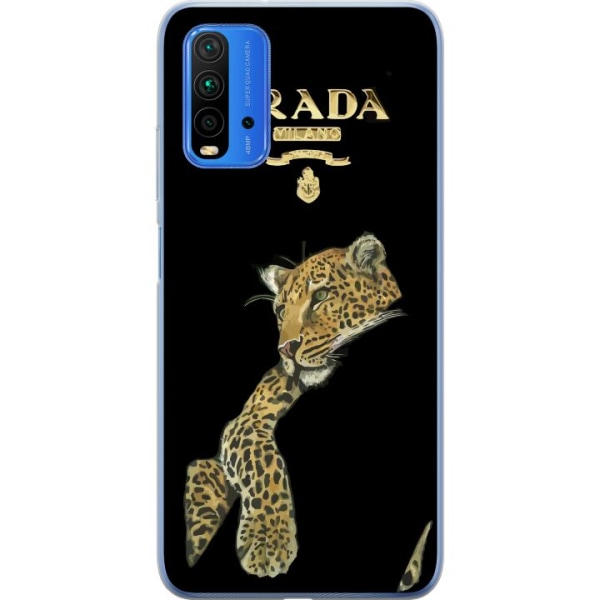 Xiaomi Redmi Note 9 4G Läpinäkyvä kuori Prada Leopard