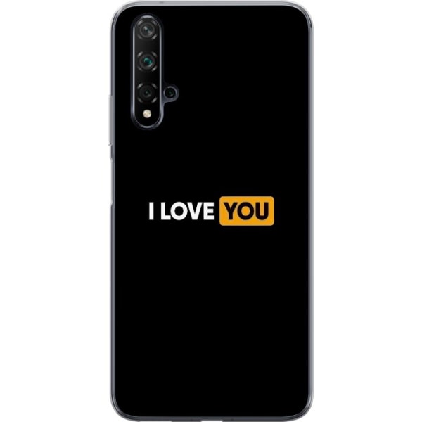 Huawei nova 5T Gennemsigtig cover Kærlighedshub