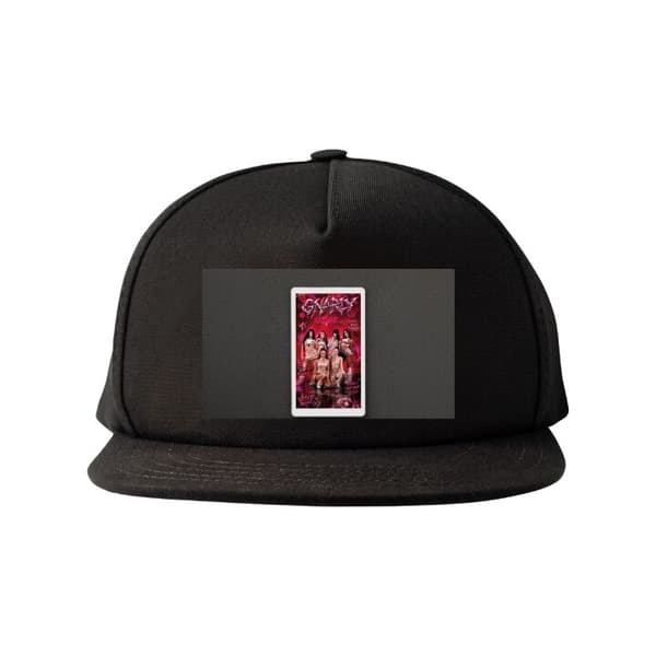 Snapback-lippalakki musta one size
