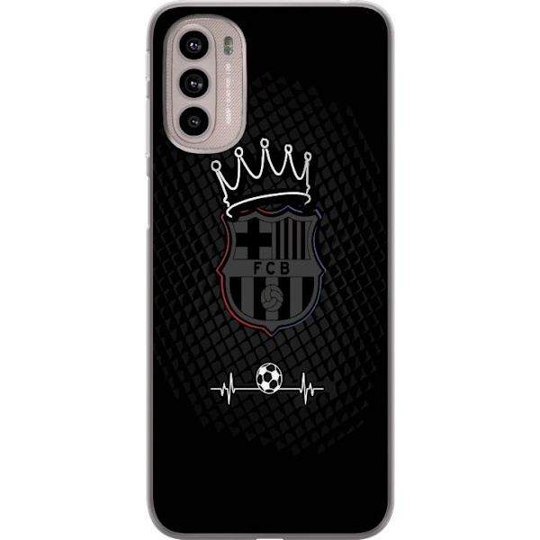 Motorola Moto G41 Läpinäkyvä kuori FC Barcelona Emblem Jalkapalloaihe Sininen Punainen Seuramerkki Katalonia La Liga Fanit Suosittu Ikoninen
