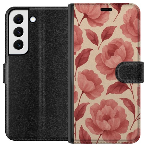 Samsung Galaxy S22+ 5G Plånboksfodral Rose Bloom