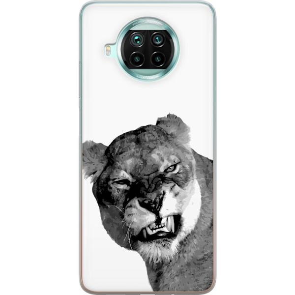 Xiaomi Mi 10T Lite 5G Gennemsigtig cover Løve Kunstnerisk Dyremotiv Afrikansk Stil Jungle Følelse Grafisk Design Hjemmedekoration Dyr Tema