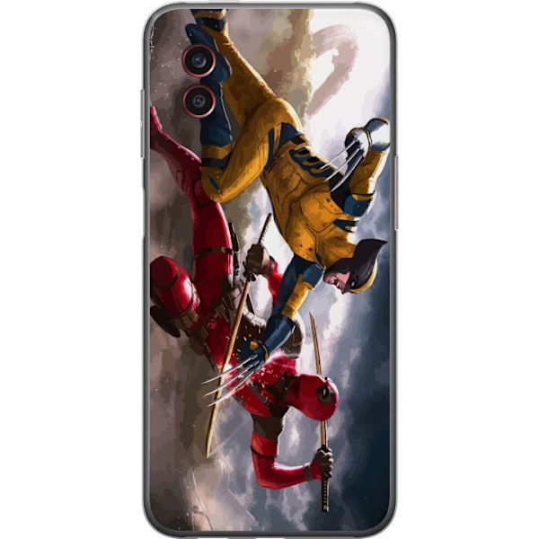 Samsung Galaxy Xcover6 Pro Gennemsigtig cover Wolverine Deadpo