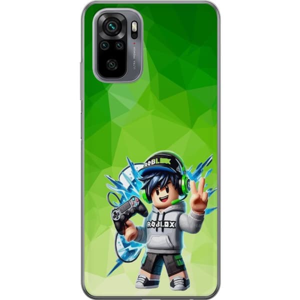 Kompatibelt Mobildeksel til Xiaomi Redmi Note 10 Spelande avatarfigur grønn