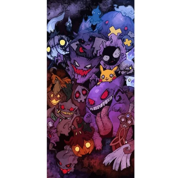 Kompatibel Tegnebogsetui til Apple iPhone 13 Pro Pokemon Haunter