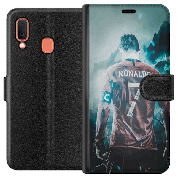 Samsung Galaxy A20e Lompakkokotelo Ronaldo