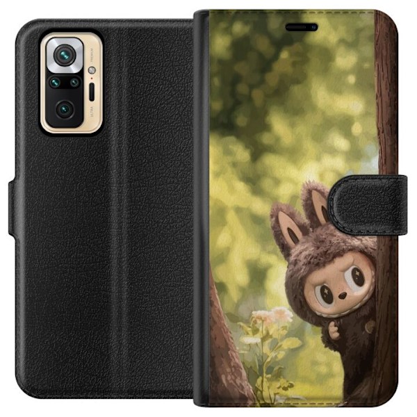 Xiaomi Redmi Note 10 Pro Plånboksfodral Labubu Graffiti Vibes – Gatukonst i monsterform
