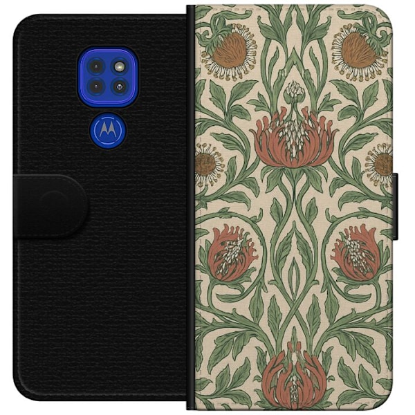 Motorola Moto G9 Play Tegnebogsetui Blad Detaljer