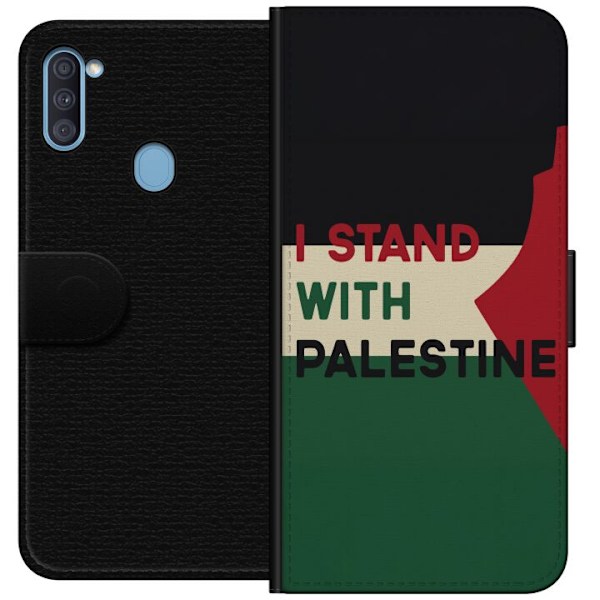Samsung Galaxy A11 Lompakkokotelo Pysähdy Palestiinan puolest