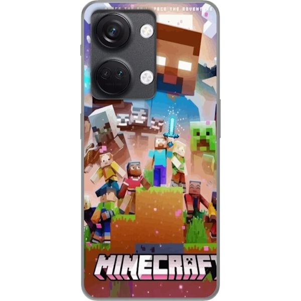 OnePlus Nord 3 Läpinäkyvä kuori Minecraft