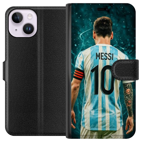 Apple iPhone 14 Tegnebogsetui Messi