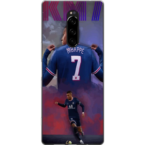 Sony Xperia 1 Gennemsigtig cover MAP Fodbold Design Grafisk Mønster Moderne Sportsmotiv Trend Fodbold Populær Grafisk Stil Motiv