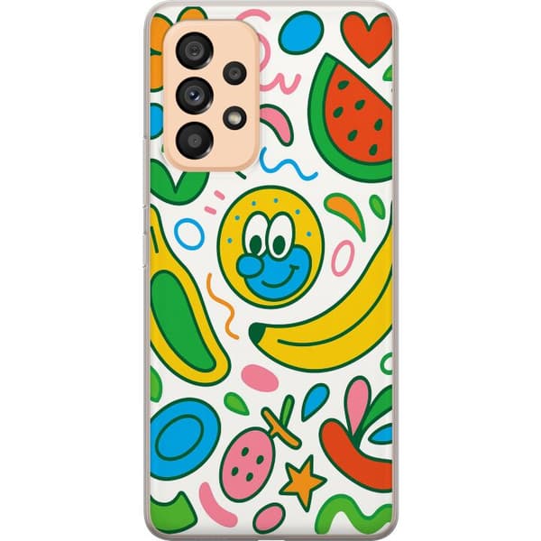 Kompatibelt Mobildeksel til Samsung Galaxy A53 5G Sommerfuglslør