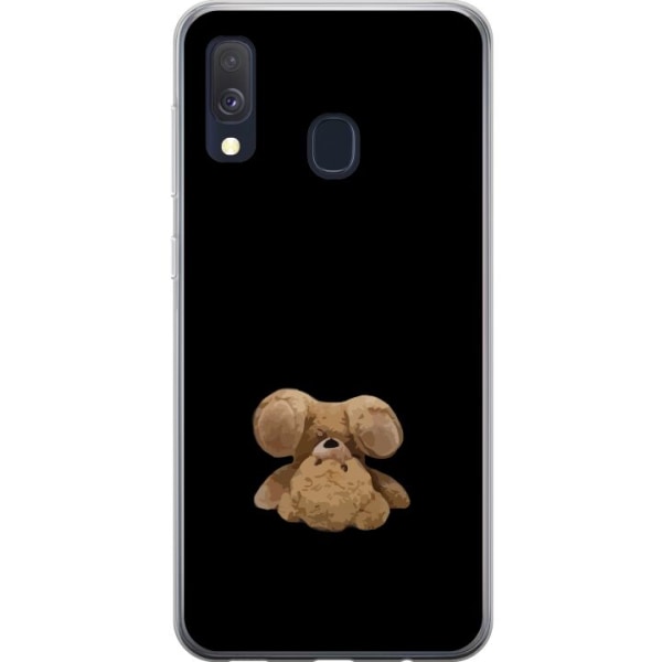 Samsung Galaxy A40 Gennemsigtig cover Op og ned bjørn