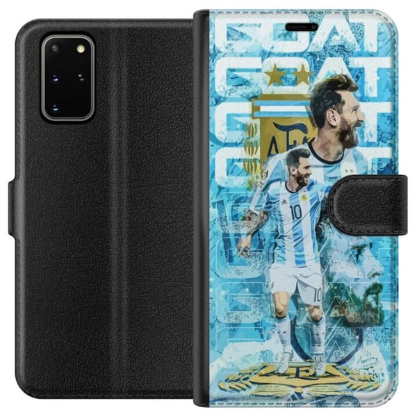 Yhteensopiva Lompakkokotelo Samsung Galaxy S20+ Messi