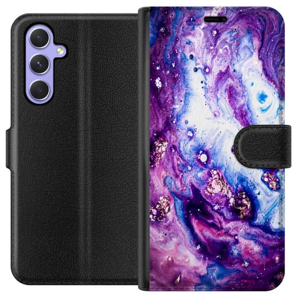 Kompatibelt Plånboksfodral till Samsung Galaxy A54 Lila