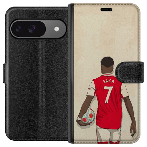 Google Pixel 9 Pro Lompakkokotelo Arsenal FC Jalkapallo Arsenal FC Motiivi Pelaaja Premier League Englanti Suosittu Urheilulaji Jalkapallotähti Lonto