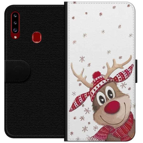 Yhteensopiva Lompakkokotelo Samsung Galaxy A20s Hyvää Joulua