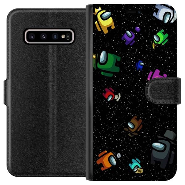Kompatibelt Lommeboketui til Samsung Galaxy S10+ Among Us