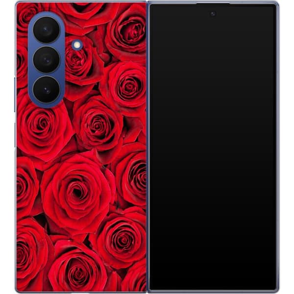 Kompatibelt Mobildeksel til Samsung Galaxy Z Fold7 Røde roser rød