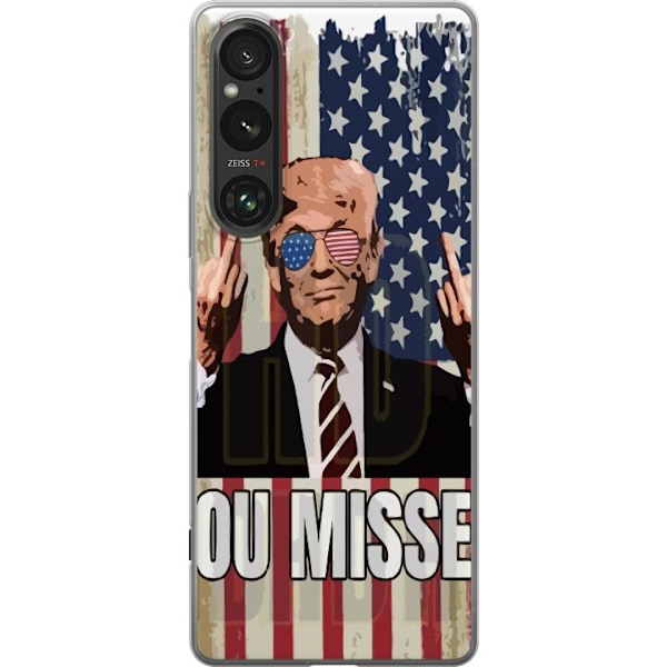 Sony Xperia 1 V Gennemsigtig cover Trump