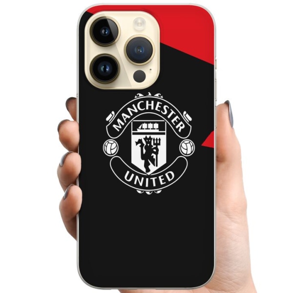 Apple iPhone 15 Pro TPU Mobilskal Manchester United FC