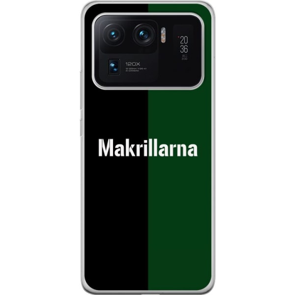 Xiaomi Mi 11 Ultra Gennemsigtig cover Makrel Fodbold