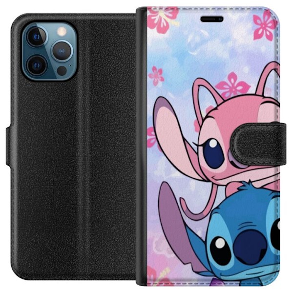 Apple iPhone 12 Pro Lompakkokotelo Stitch & Angel