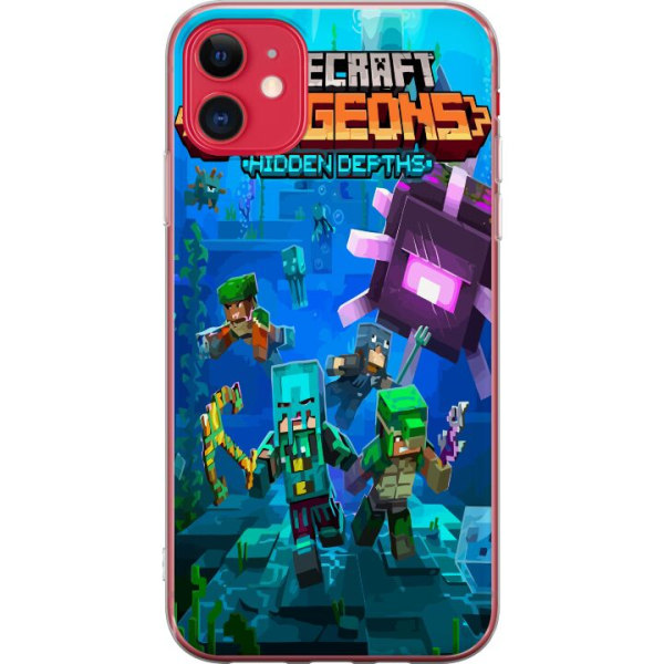 Apple iPhone 11 Genomskinligt Skal Minecraft