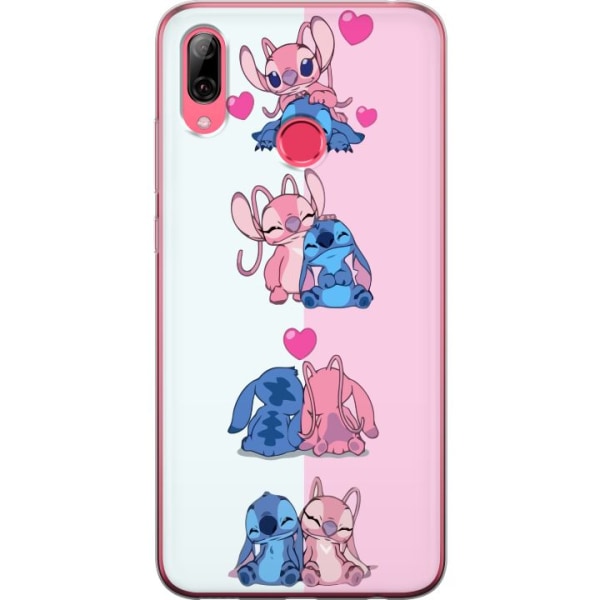 Huawei Y7 (2019) Gennemsigtig cover Lilo & Stitch