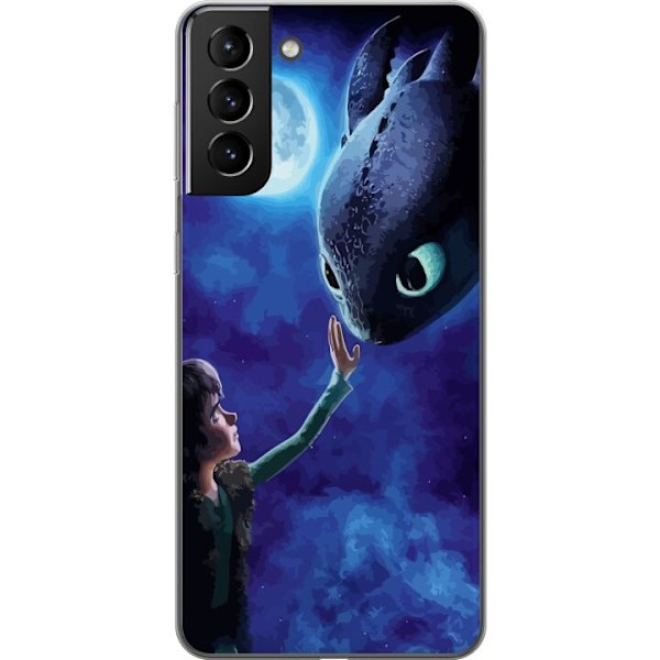 Samsung Galaxy S21+ 5G Genomskinligt Skal Draktränaren How to Train Your Dragon