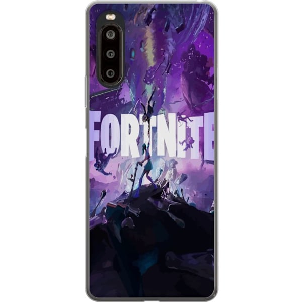 Sony Xperia 10 II Gennemsigtig cover Fortnite