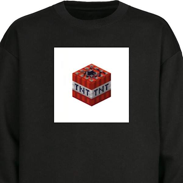 Sweatshirt til Børn | Blød & Klassisk Sweatshirt Minecraft T sort one size