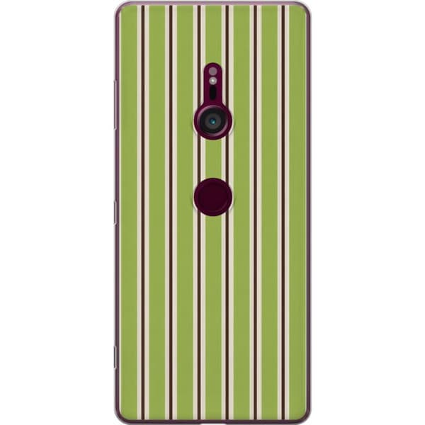 Kompatibelt Mobilskal till Sony Xperia XZ3 Matcha Stripe grön