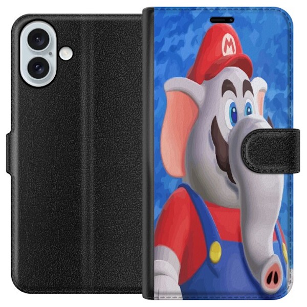 Apple iPhone 16 Plus Lommeboketui Super Mario Wonder