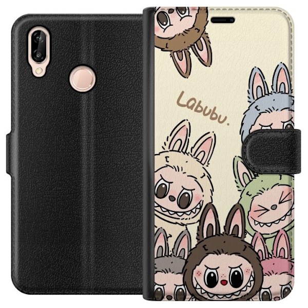 Huawei P20 lite Plånboksfodral Labubu Pastel Collection