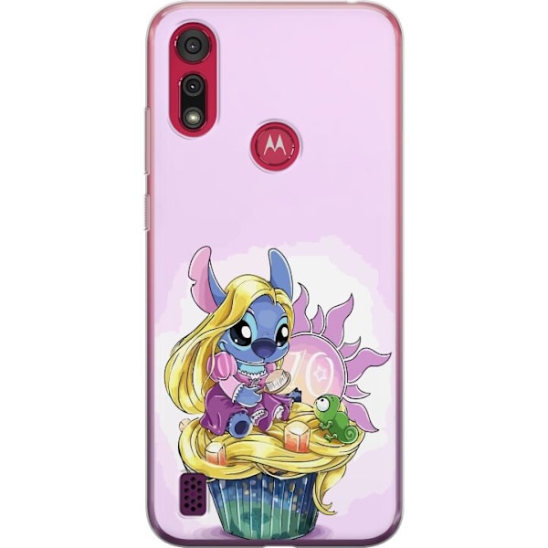 Motorola Moto E6s (2020) Läpinäkyvä kuori Stitch Prinsessa