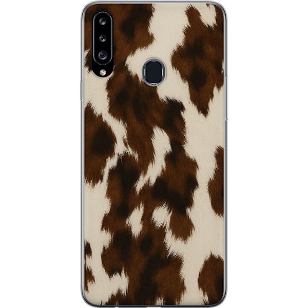 Samsung Galaxy A20s Gjennomsiktig deksel Farge Splash