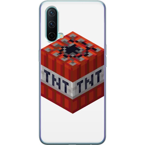 OnePlus Nord CE 5G Läpinäkyvä kuori Minecraft TNT