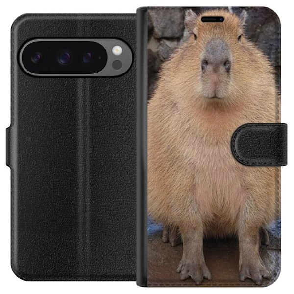 Google Pixel 9 Pro XL Lompakkokotelo Capybara