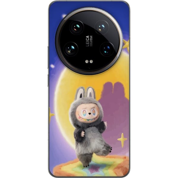 Xiaomi 14 Ultra Läpinäkyvä kuori Labubu Neon Pop - Neonväri pop-taiteen hirviö