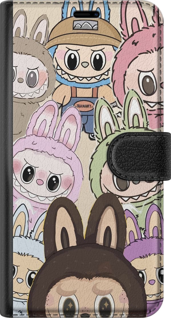Kompatibelt Plånboksfodral till Samsung Galaxy S21 The Monster Edition Samlarfigur Anime