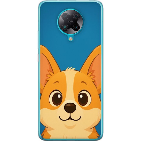 Xiaomi Poco F2 Pro Läpinäkyvä kuori Hello Corgi