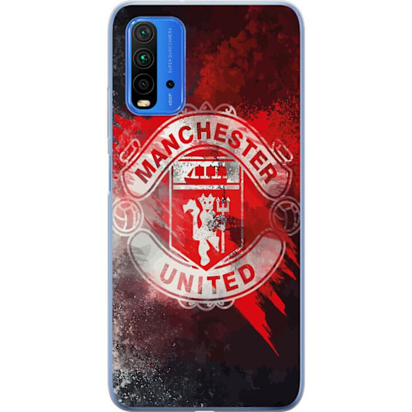 Xiaomi Redmi Note 9 4G Gjennomsiktig deksel Manchester United