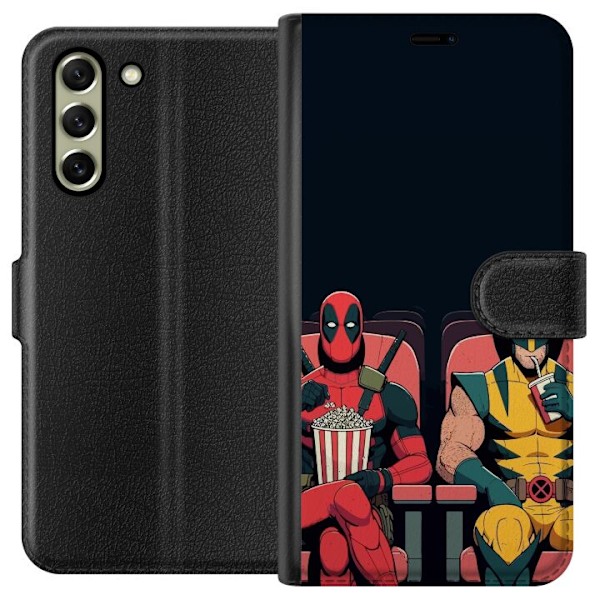 Samsung Galaxy S21 FE 5G Tegnebogsetui Deadpool & Wolverine