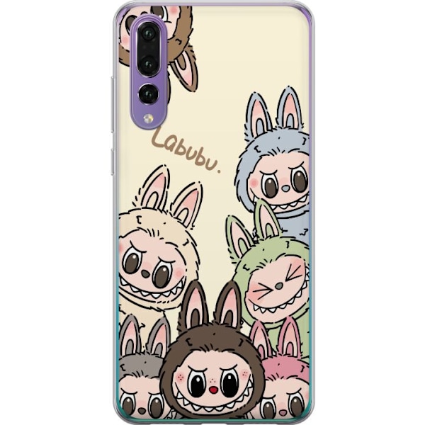 Huawei P20 Pro Läpinäkyvä kuori Labubu Pastel Collection