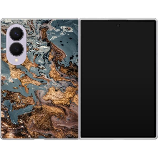 Kompatibel Mobilcover til Samsung Galaxy Z Fold8 Grå marmorblanding grå