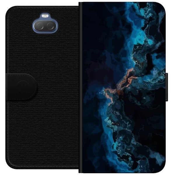Sony Xperia 10 Tegnebogsetui Galakse Marmor